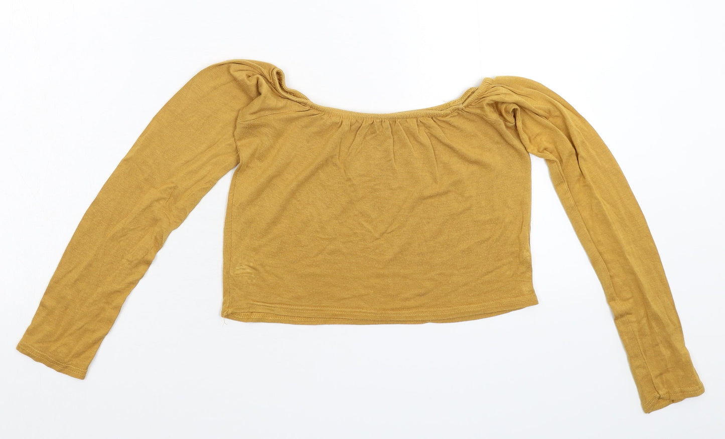 Boohoo Womens Beige   Basic T-Shirt Size 12