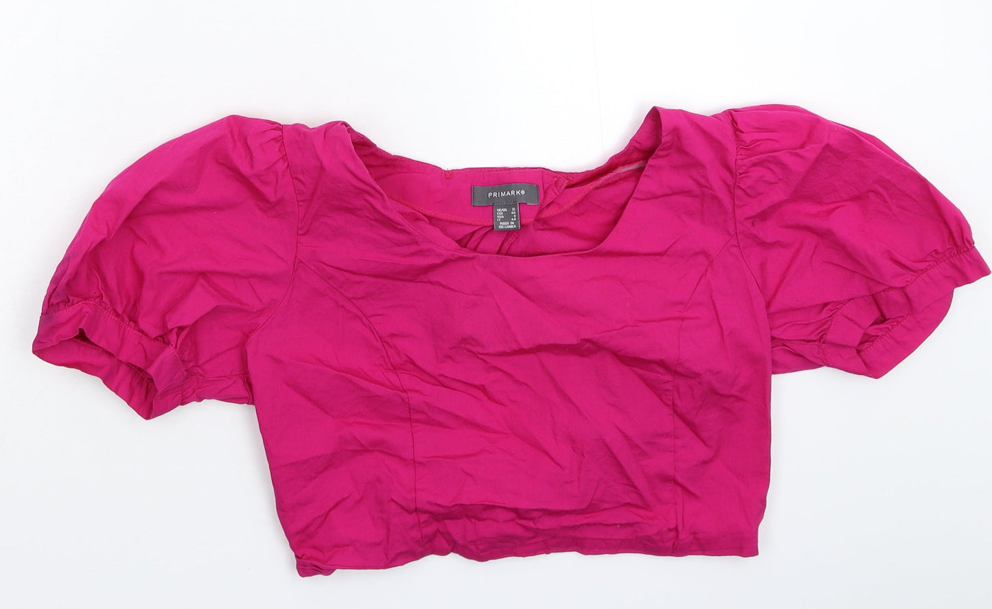 Primark Womens Purple   Cropped T-Shirt Size 12