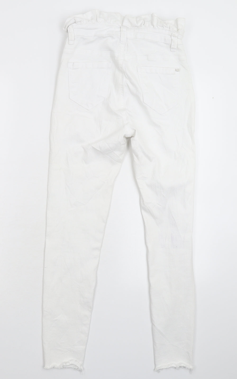 Blue Rays Womens White  Denim Skinny Jeans Size 28 in L27 in