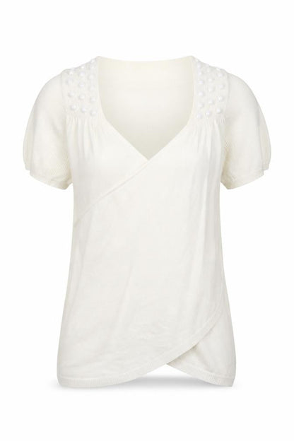 Womens UK Size 12 Soon White Cardigan Jumper