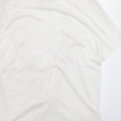 Womens UK Size 12 Soon White Cardigan Jumper