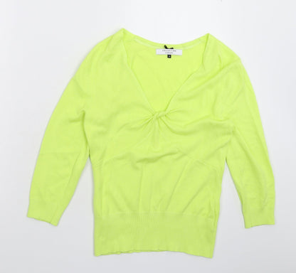 Womens UK Size 10 John Lewis Green Pullover Jumper