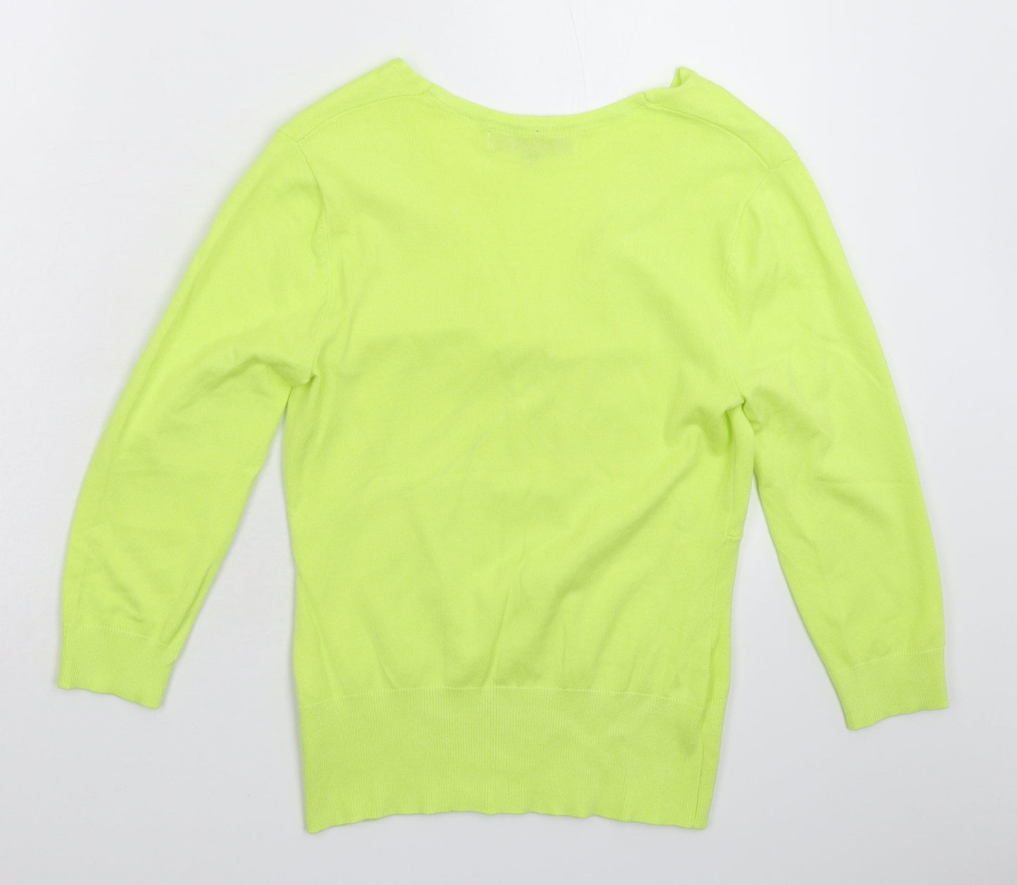 Womens UK Size 10 John Lewis Green Pullover Jumper