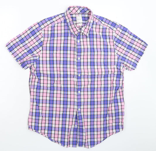 Mens UK Size L Gap Multicoloured  Button-Up Short Sleeve Casual Shirt