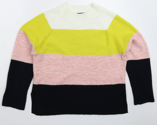 F&F Womens Multicoloured  Knit Pullover Jumper Size 14