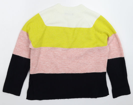 F&F Womens Multicoloured  Knit Pullover Jumper Size 14