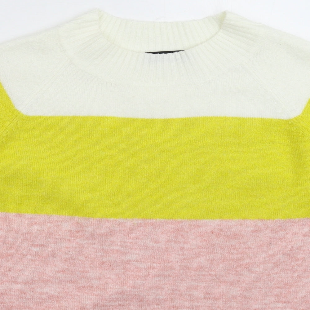 Womens UK Size 14 F&F Multicoloured Pullover Jumper