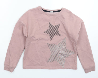 Tu Boys Grey Geometric  Pullover Sweatshirt Size 10 Years