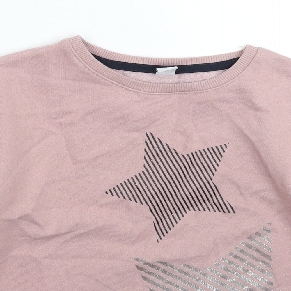 Tu Boys Grey Geometric  Pullover Sweatshirt Size 10 Years