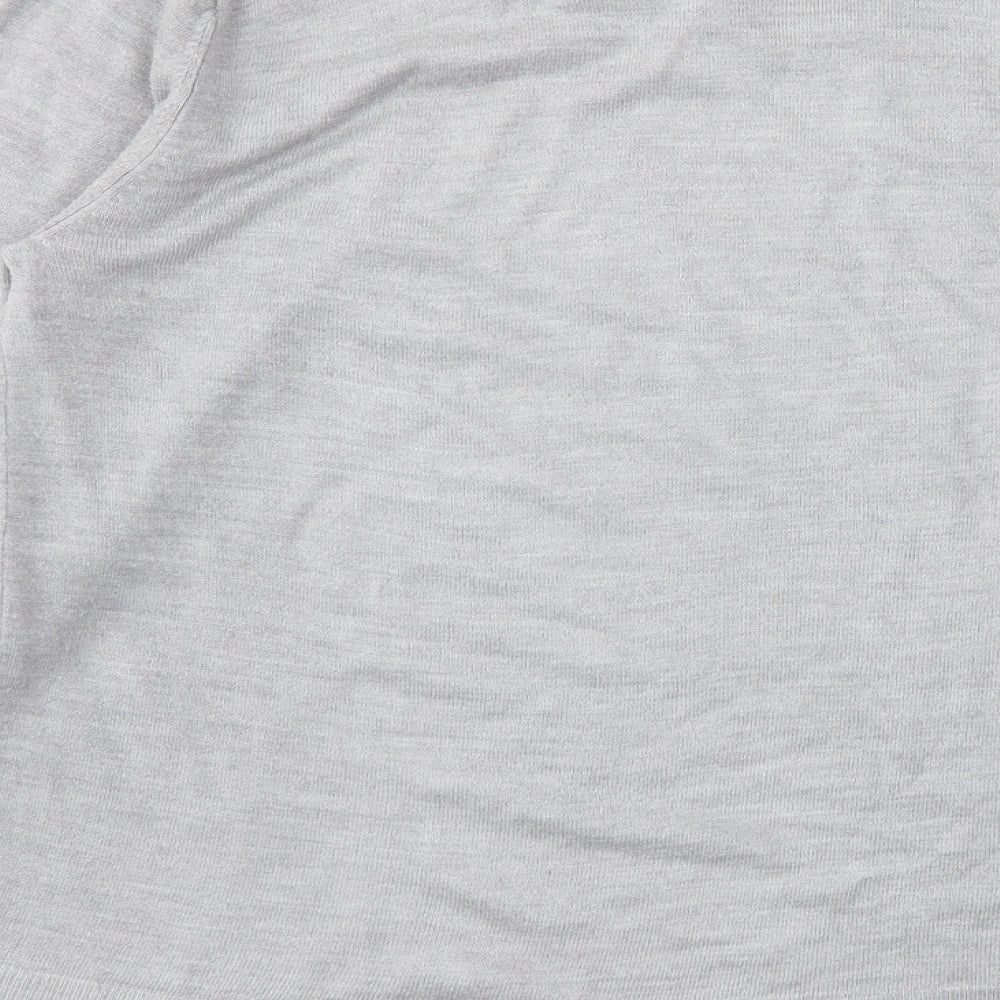 George Mens Grey   Pullover Sweatshirt Size M