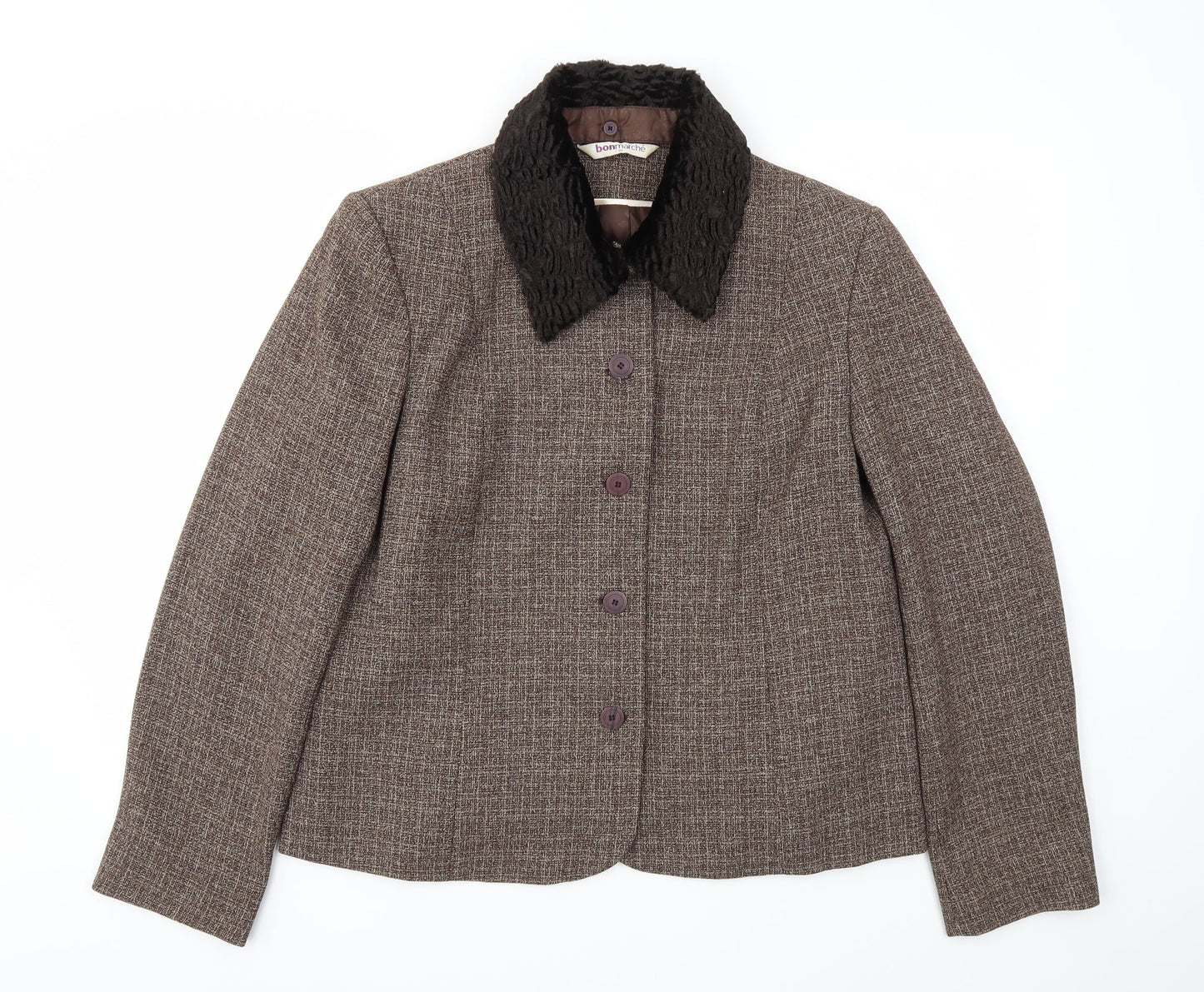 Bonmarché Womens Brown   Jacket Blazer Size 18