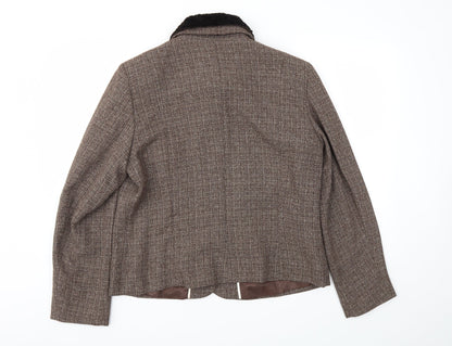 Bonmarché Womens Brown   Jacket Blazer Size 18