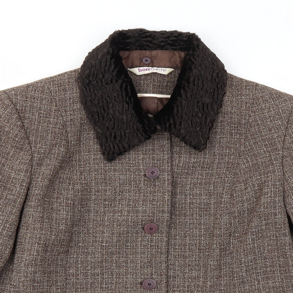 Bonmarché Womens Brown   Jacket Blazer Size 18