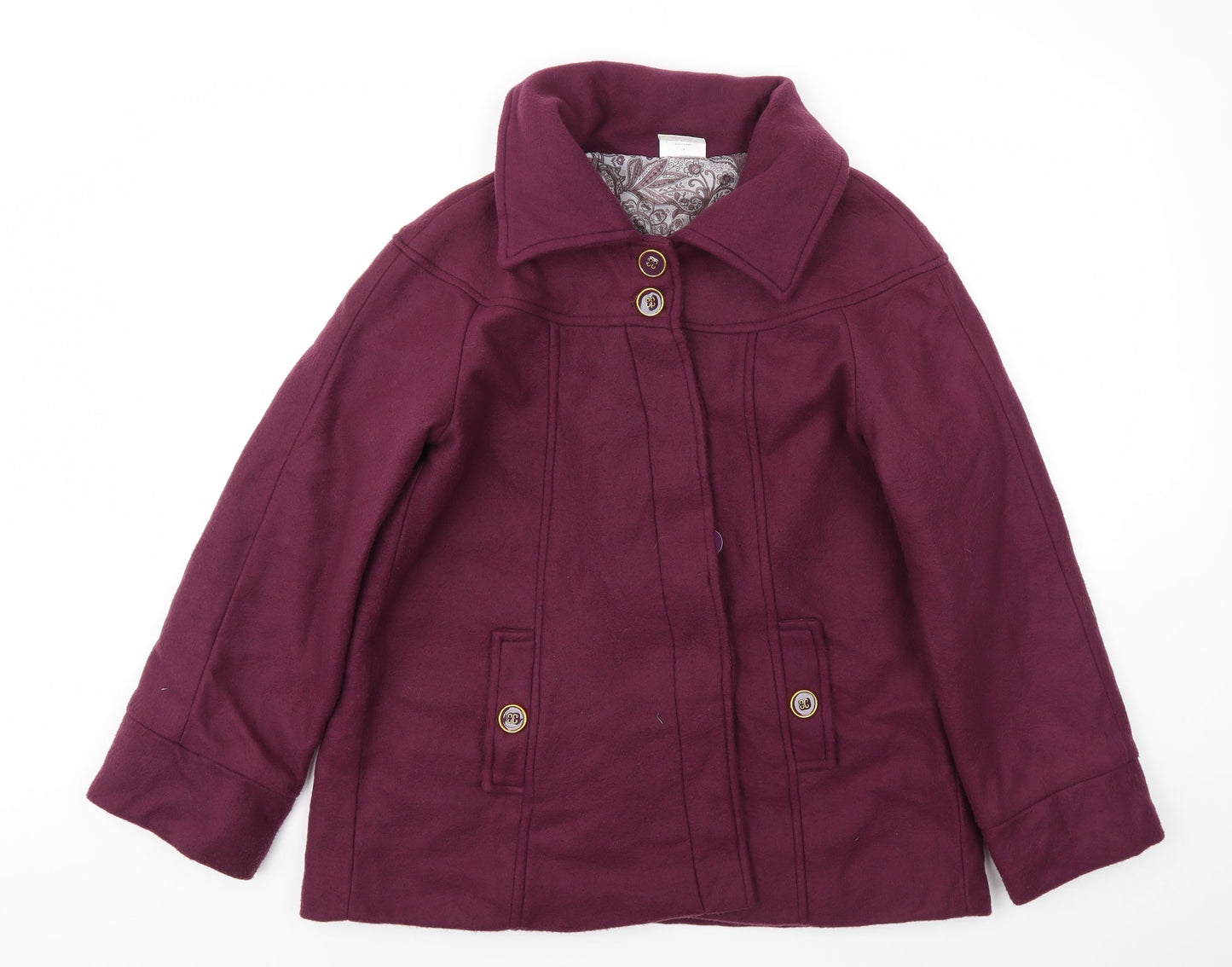 Womens UK Size 14 Anne De Lancay Purple Jacket