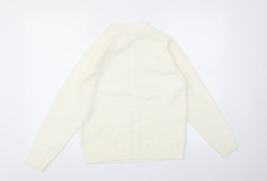 EWM Womens Ivory   Pullover Jumper Size S