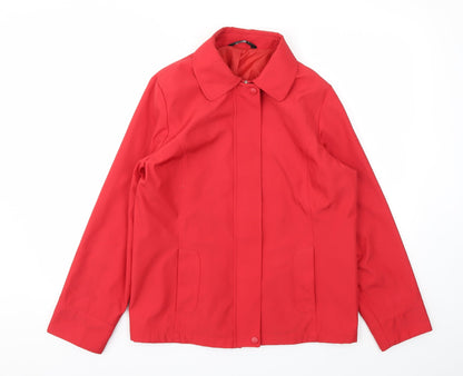 BM Womens Red   Jacket Coat Size S