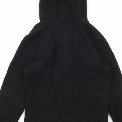 George Boys Black   Full Zip Jumper Size 9-10 Years