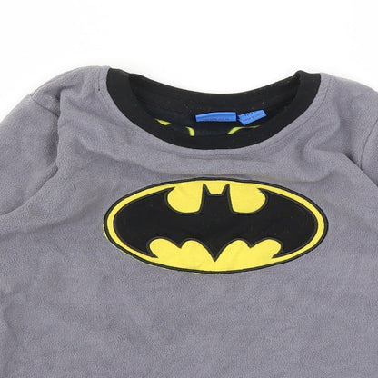Primark Boys Grey Animal Print   Pyjama Top Size 8-9 Years