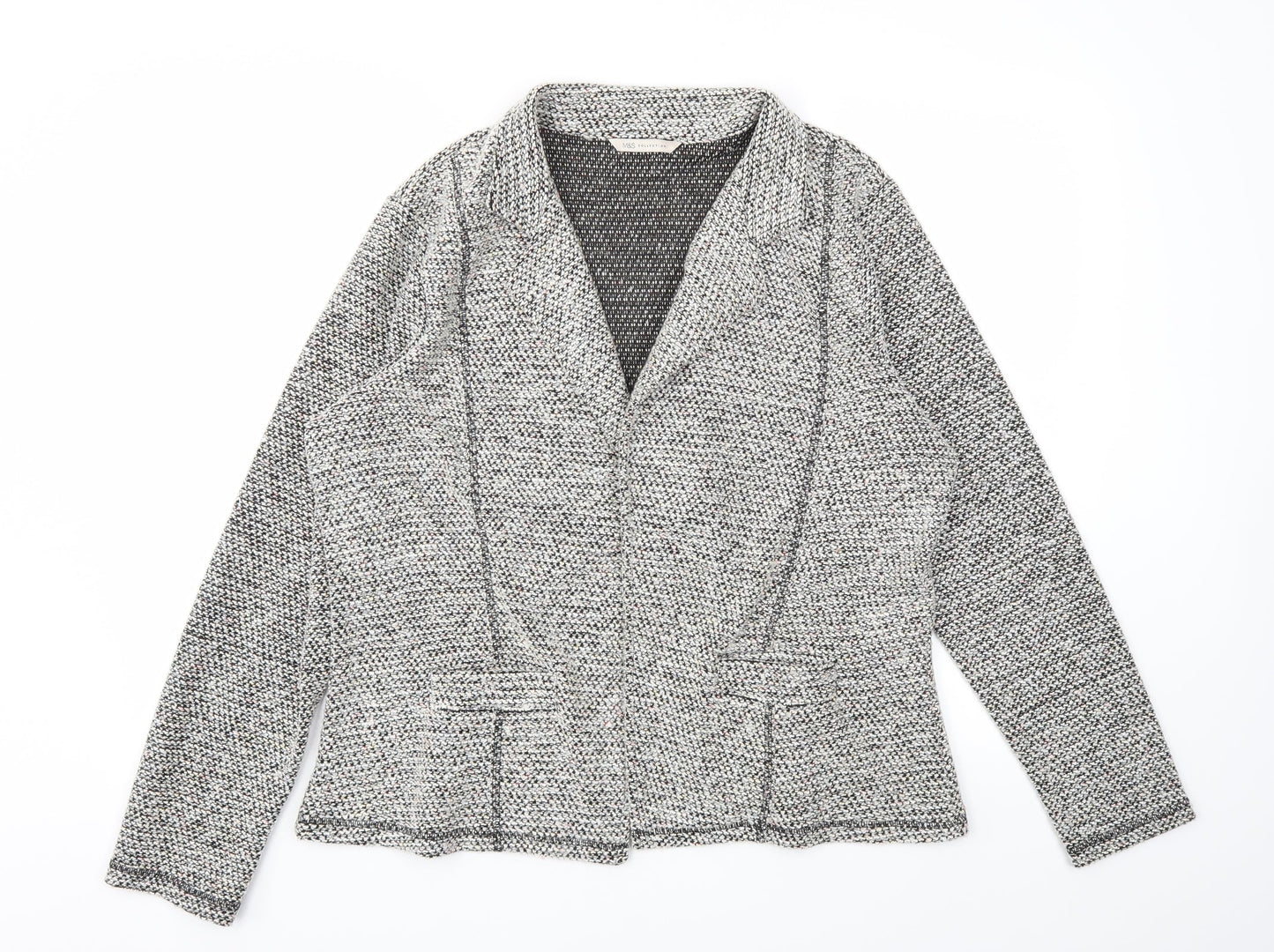 M&S Womens Multicoloured   Jacket Blazer Size 20