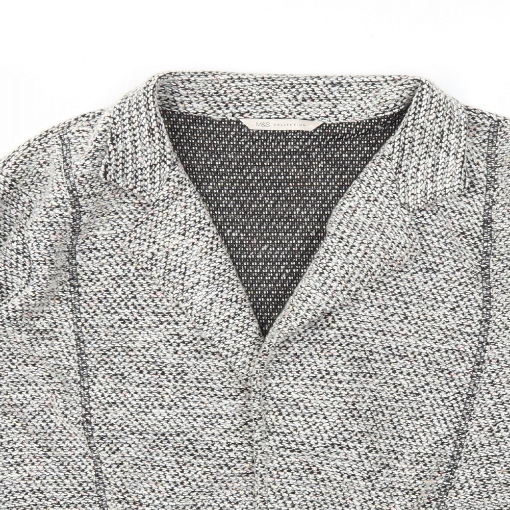 M&S Womens Multicoloured   Jacket Blazer Size 20