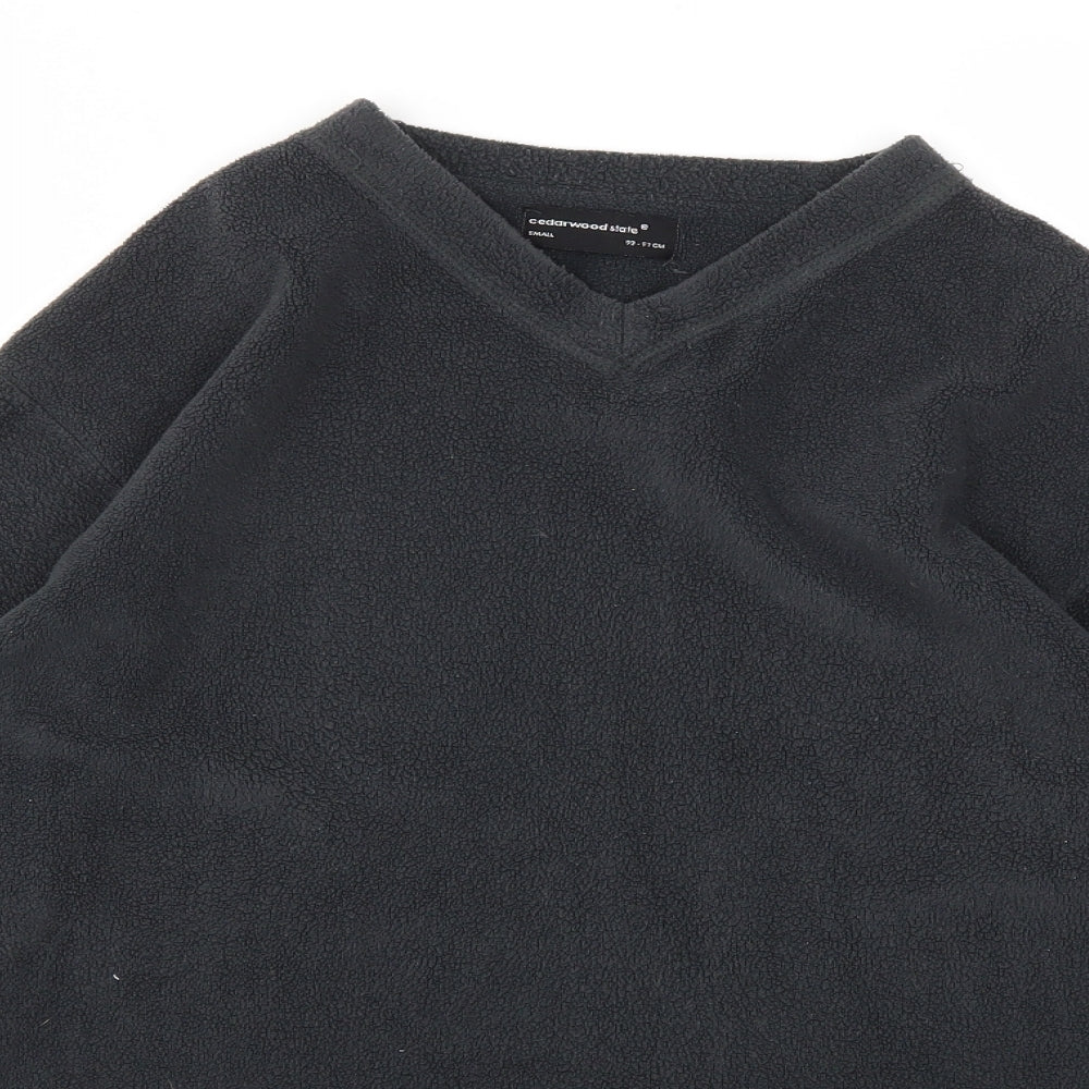Mens UK Size S Cedar Wood State Black Pullover Sweatshirt