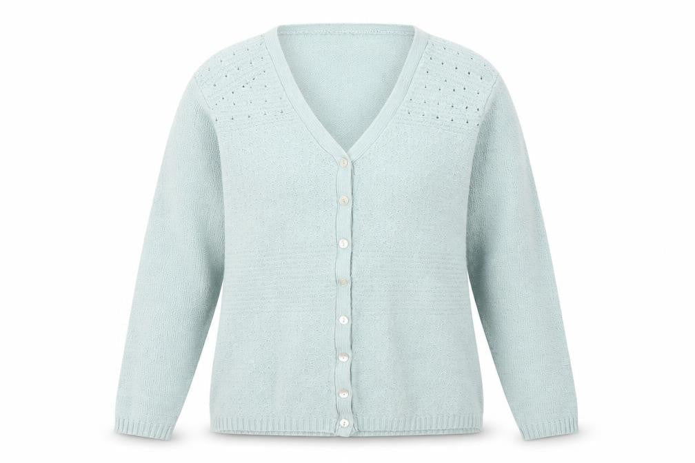 Bonmarché Womens Blue Cardigan Jumper Size S
