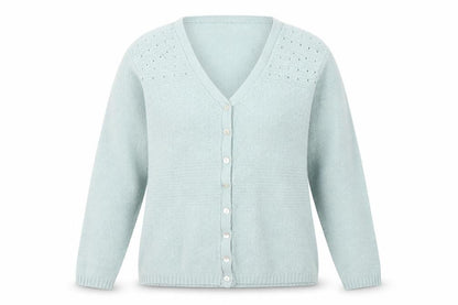 Bonmarché Womens Blue Cardigan Jumper Size S