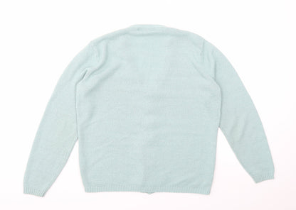 BM Womens Blue   Cardigan Jumper Size S