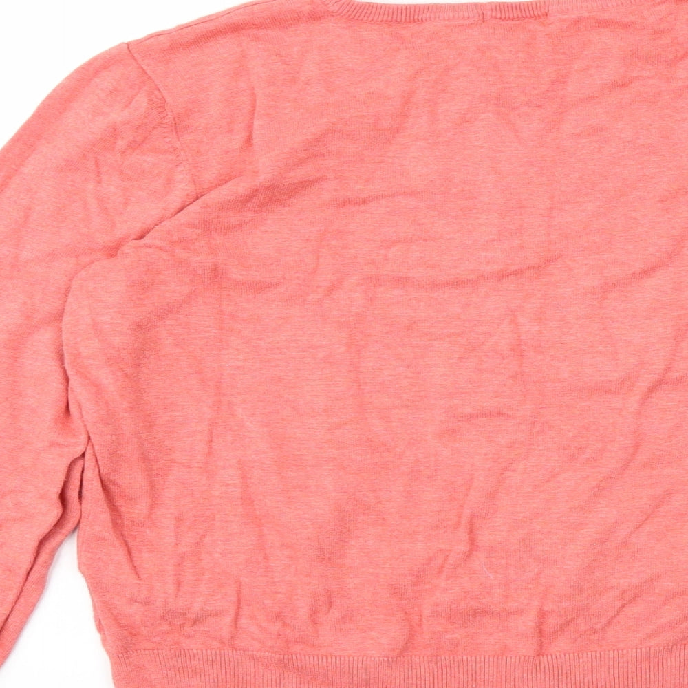 Womens UK Size L H&M Pink Pullover Jumper