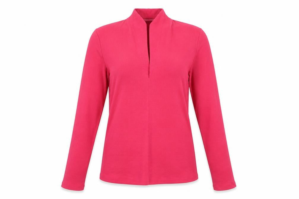 Womens UK Size M Mango Pink Basic Blouse