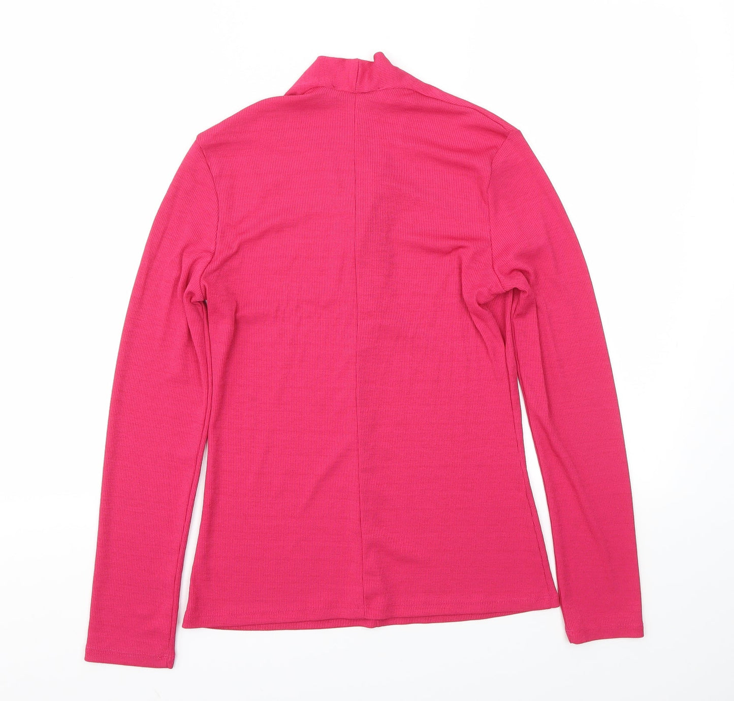 Womens UK Size M Mango Pink Basic Blouse