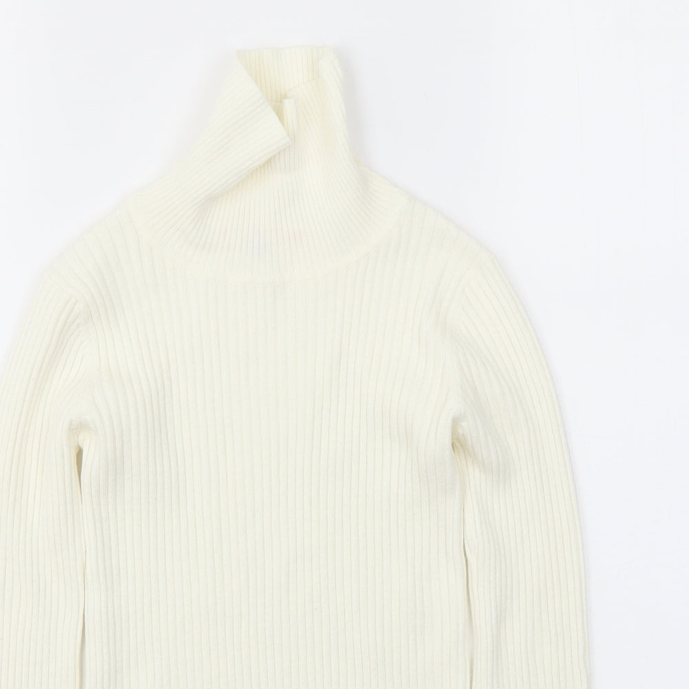 jhon lewis  Girls Ivory   Pullover Jumper Size 11 Years