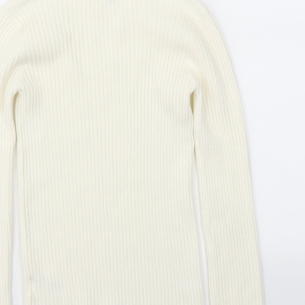 jhon lewis  Girls Ivory   Pullover Jumper Size 11 Years