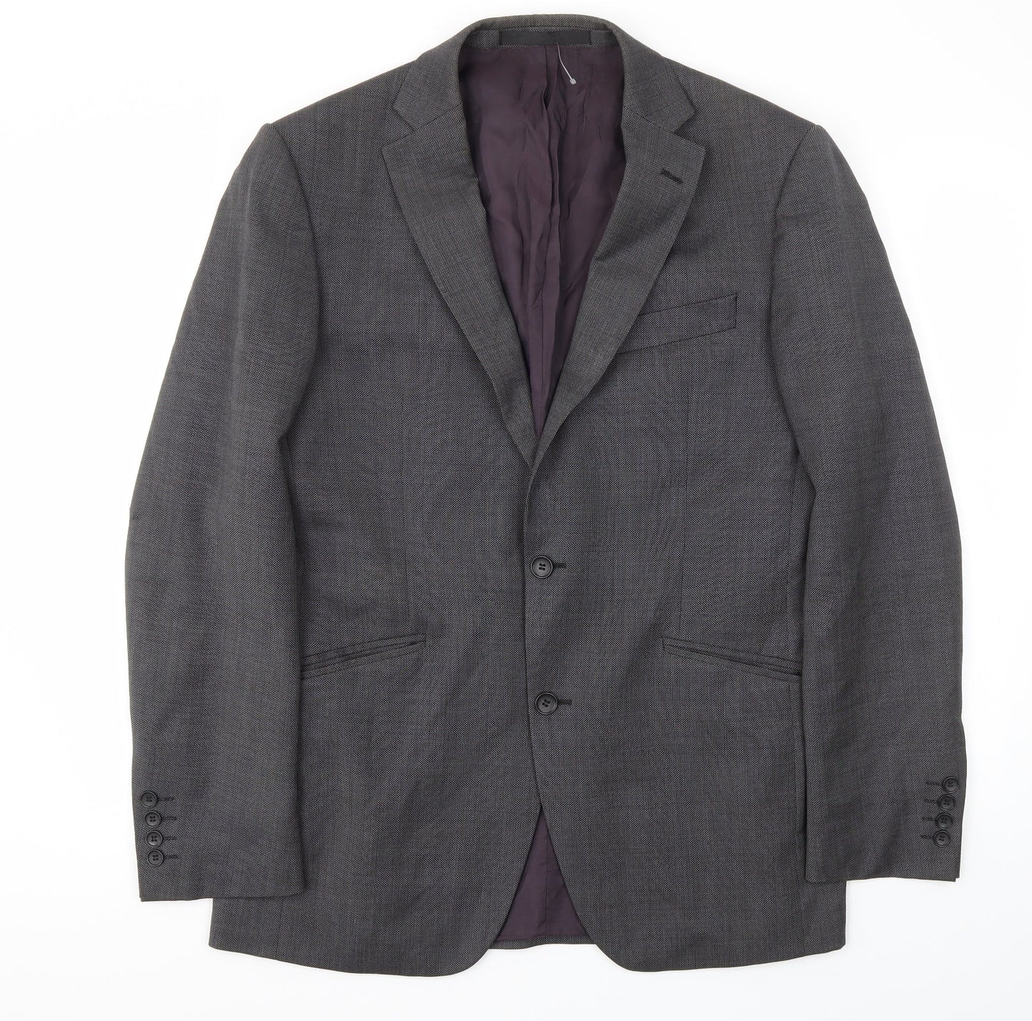 Mens UK Size 40 M&S Regular Grey Suit Jacket