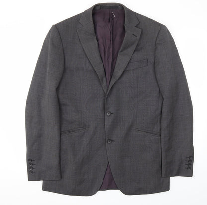Mens UK Size 40 M&S Regular Grey Suit Jacket