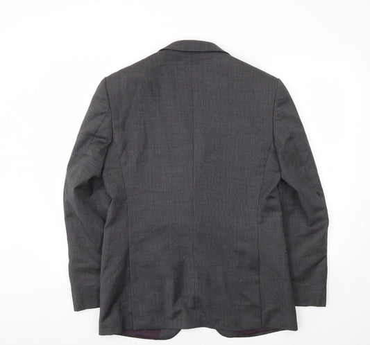 Mens UK Size 40 M&S Regular Grey Suit Jacket