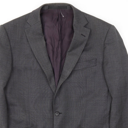 Mens UK Size 40 M&S Regular Grey Suit Jacket
