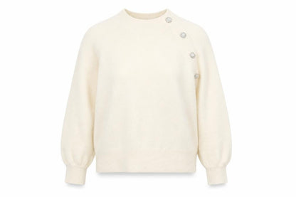 Womens UK Size L George Beige Pullover Jumper