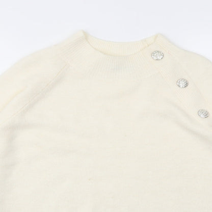 George Womens Beige   Pullover Jumper Size L