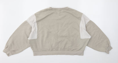 Womens UK Size M H&M Beige Pullover Jumper