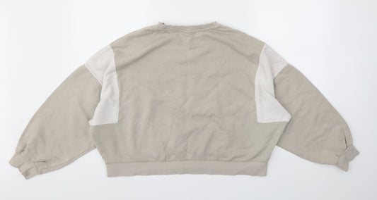 Womens UK Size M H&M Beige Pullover Jumper