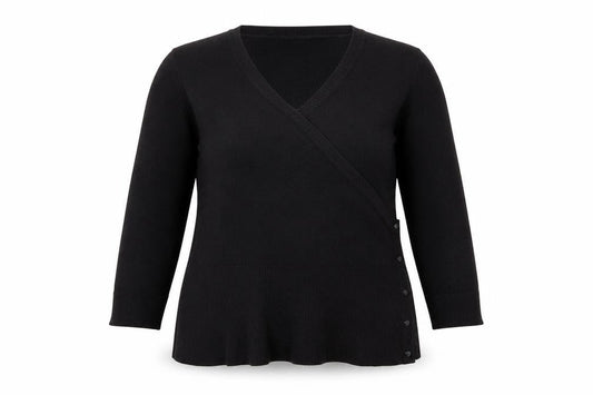 Womens UK Size L Debbie Morgan Black Pullover Jumper