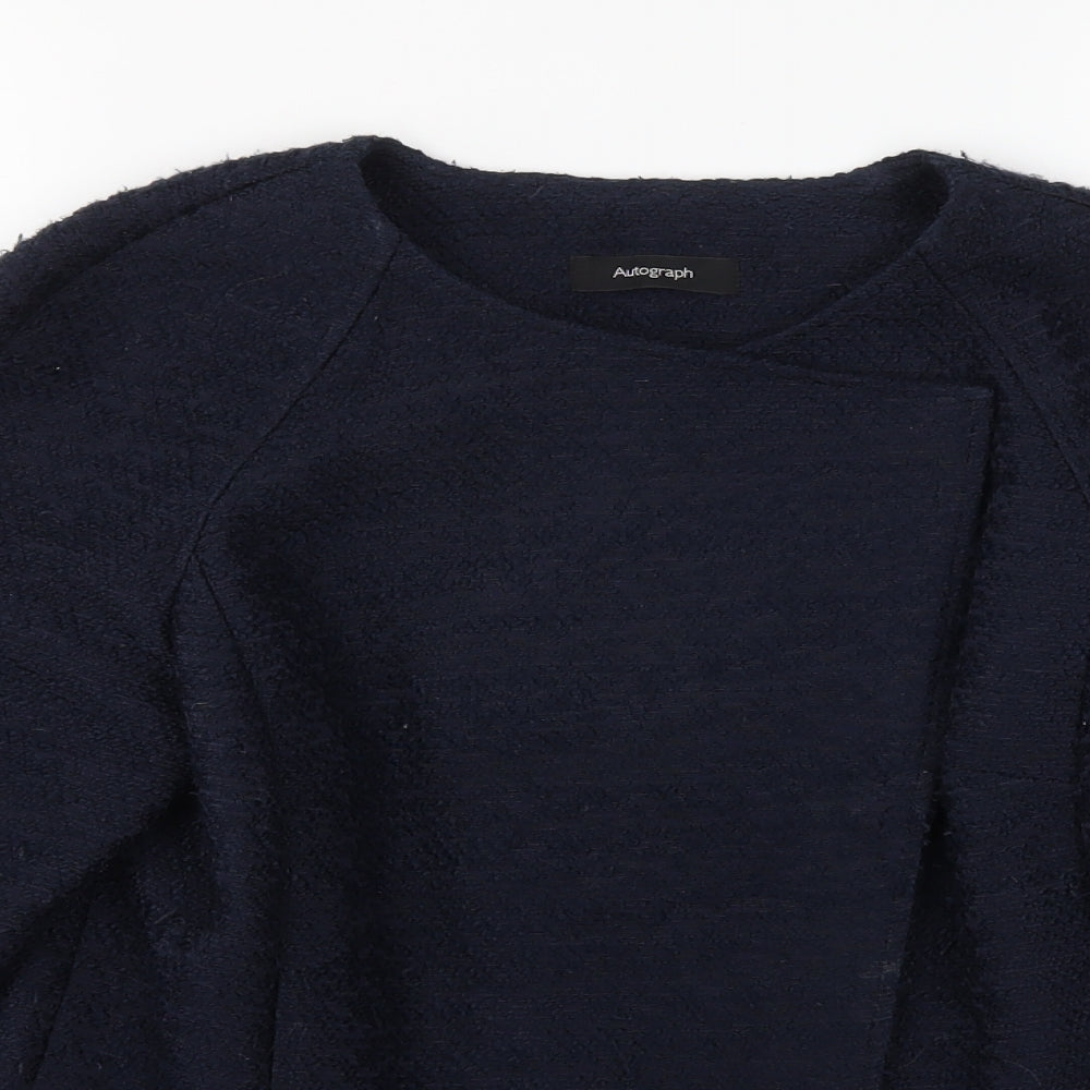 M&S Womens Blue   Jacket Blazer Size 12