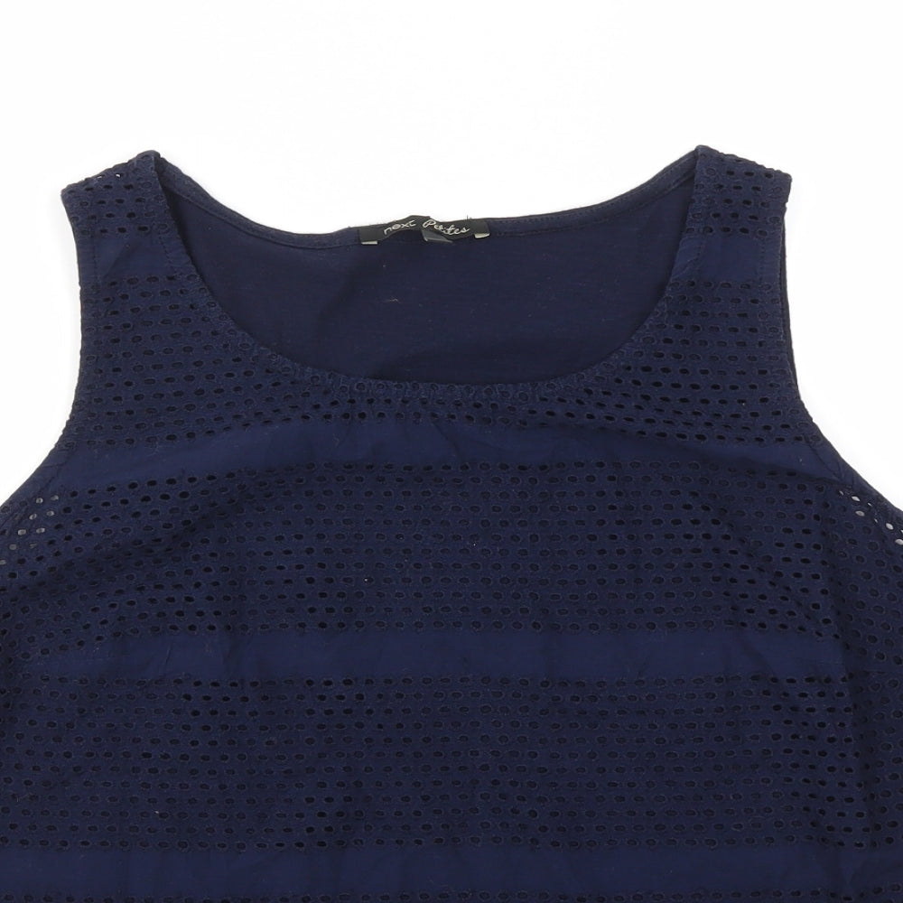 Womens UK Size 14 NEXT Blue Basic T-Shirt