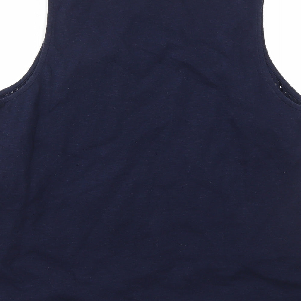 Womens UK Size 14 NEXT Blue Basic T-Shirt