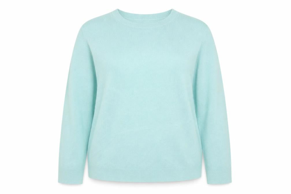Womens UK Size 12 M&S Blue Pullover Jumper