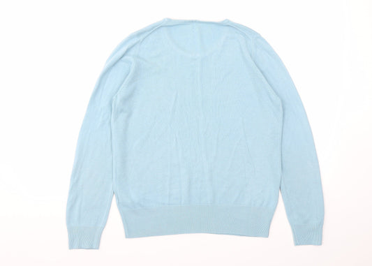 M&S Womens Blue   Pullover Jumper Size 12