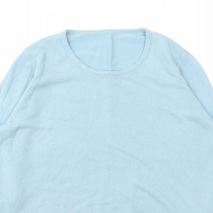 M&S Womens Blue   Pullover Jumper Size 12