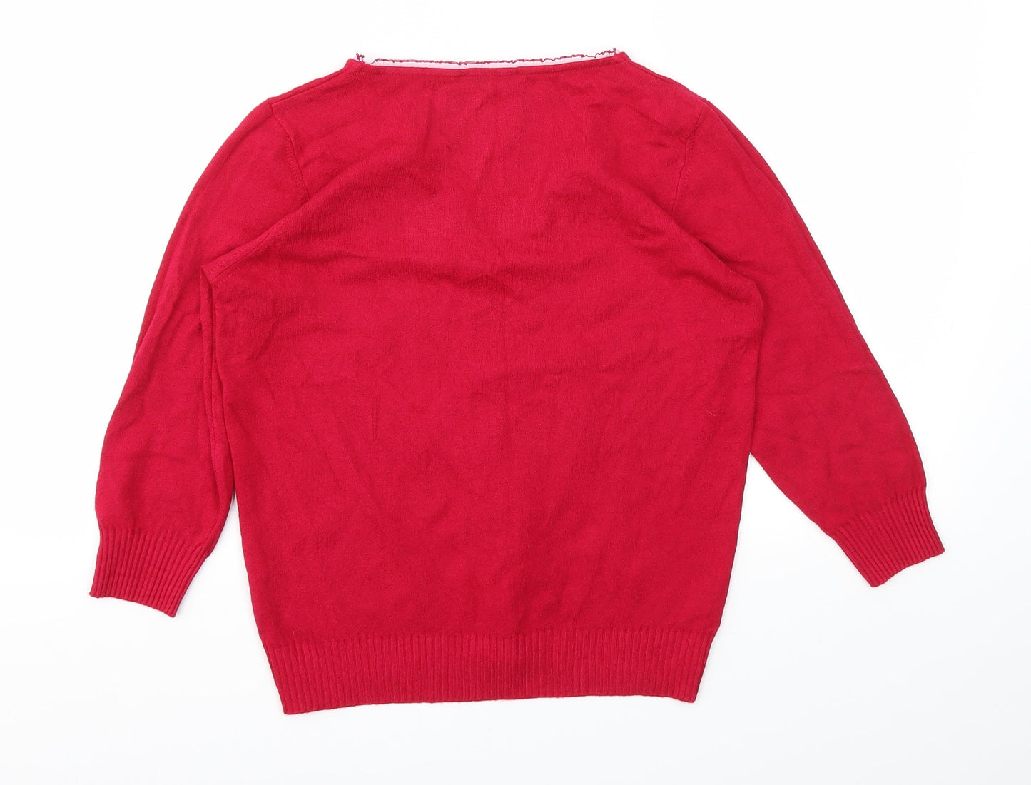 Womens UK Size 14 M&S Pink Pullover Jumper