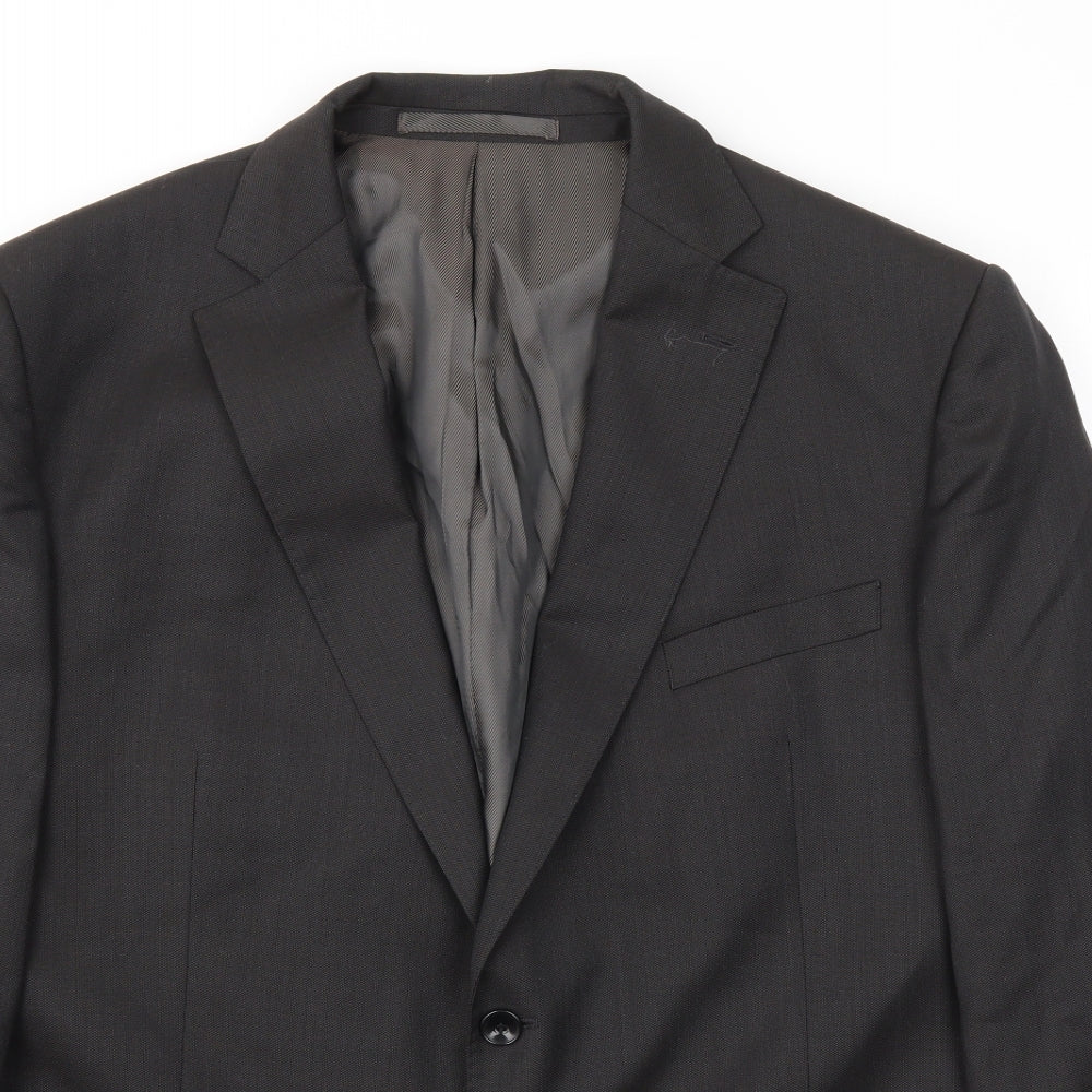 Mens UK Size 44 M&S Regular Grey Suit Jacket